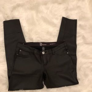 chocolate brown leather pants